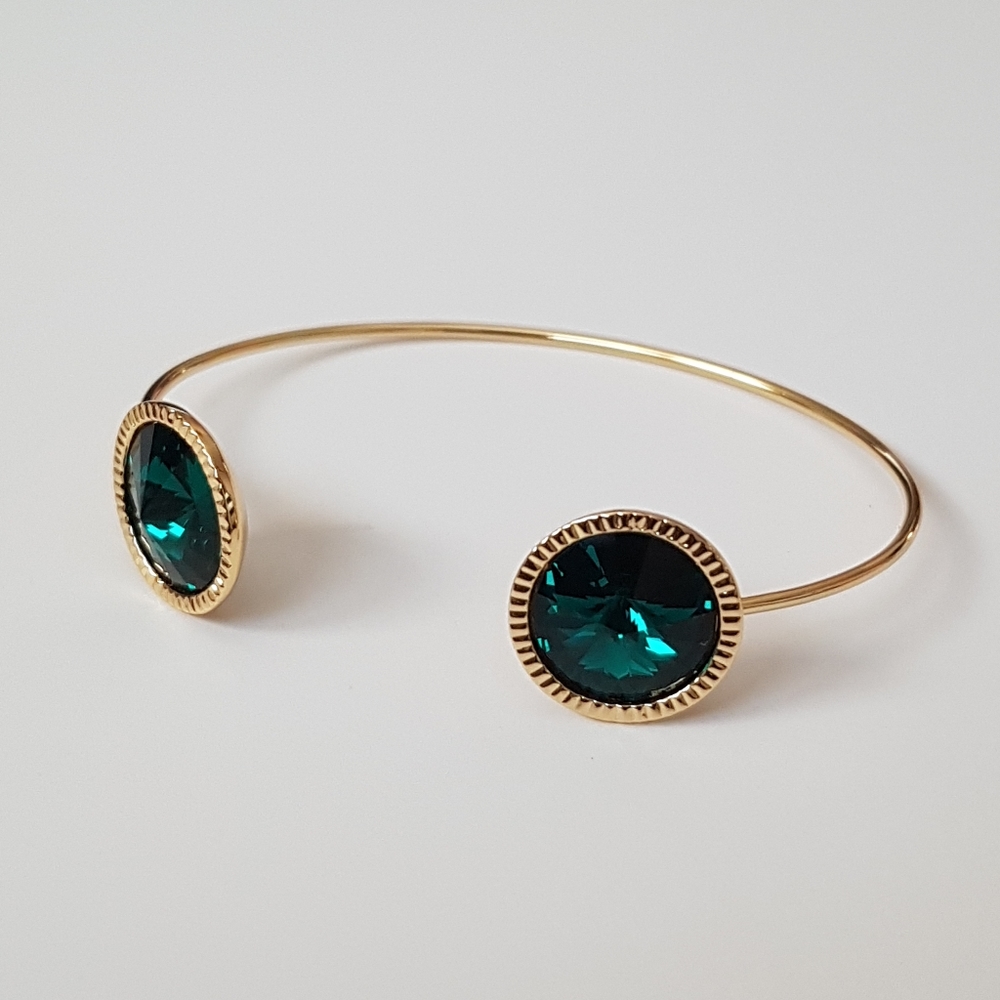 Ted Baker Emerald Revenna Rivoli Crystal Cuff